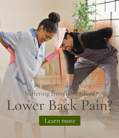 House Cleaner suffering from Back Pain