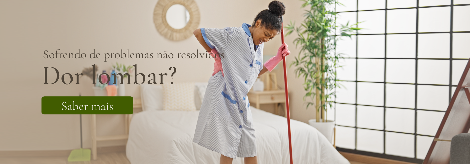 House Cleaner suffering from Back Pain